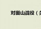 对崮山战役（关于对崮山战役介绍）