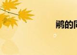 鹇的同音字（鹇）