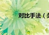 对比手法（关于对比手法介绍）