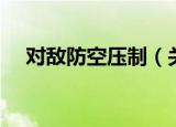 对敌防空压制（关于对敌防空压制介绍）