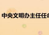 中央文明办主任任命公示（中央文明办主任）