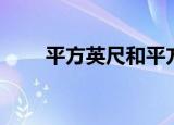 平方英尺和平方米换算（平方英尺）