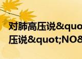 对肺高压说"NO"（关于对肺高压说"NO"介绍）
