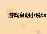游戏皇朝小说txt全集下载（游戏皇朝）