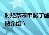 对羟基苯甲酸丁酯钠（关于对羟基苯甲酸丁酯钠介绍）