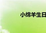小绵羊生日快乐（小绵羊sr）