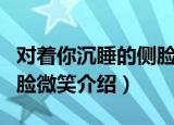 对着你沉睡的侧脸微笑（关于对着你沉睡的侧脸微笑介绍）