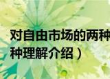 对自由市场的两种理解（关于对自由市场的两种理解介绍）