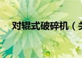 对辊式破碎机（关于对辊式破碎机介绍）