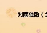 对雨独酌（关于对雨独酌介绍）