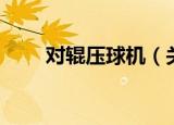 对辊压球机（关于对辊压球机介绍）