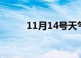 11月14号天气预报（11月14号）