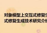 对象模型上交互式修复生成技术研究（关于对象模型上交互式修复生成技术研究介绍）