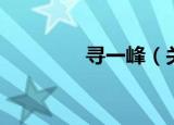 寻一峰（关于寻一峰介绍）