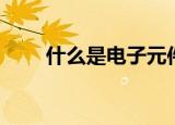 什么是电子元件（什么是电子政务）