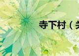 寺下村（关于寺下村介绍）