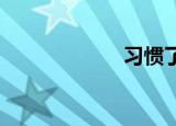 习惯了孤独的歌词