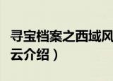 寻宝档案之西域风云（关于寻宝档案之西域风云介绍）