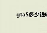 gta5多少钱够花（gta5多少钱）