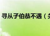 寻从子伯恭不遇（关于寻从子伯恭不遇介绍）
