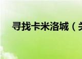 寻找卡米洛城（关于寻找卡米洛城介绍）