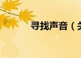 寻找声音（关于寻找声音介绍）