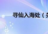 寻仙入海处（关于寻仙入海处介绍）