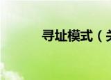 寻址模式（关于寻址模式介绍）