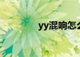 yy混响怎么调（yy混音器）