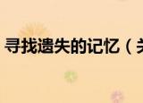 寻找遗失的记忆（关于寻找遗失的记忆介绍）