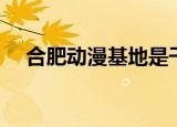 合肥动漫基地是干嘛的（合肥动漫基地）