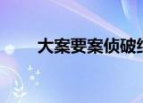 大案要案侦破纪实片（大案终结者）