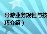 导游业务规程与技巧（关于导游业务规程与技巧介绍）