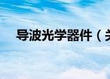 导波光学器件（关于导波光学器件介绍）