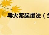 导火索起爆法（关于导火索起爆法介绍）