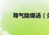 导气除燥汤（关于导气除燥汤介绍）