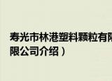 寿光市林港塑料颗粒有限公司（关于寿光市林港塑料颗粒有限公司介绍）