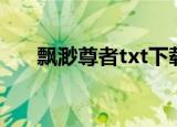 飘渺尊者txt下载全本（飘渺尊者txt）