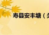 寿县安丰塘（关于寿县安丰塘介绍）