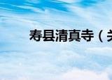 寿县清真寺（关于寿县清真寺介绍）
