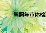 驾照年审体检项目（家之女神txt）