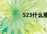523什么意思（5233游戏）