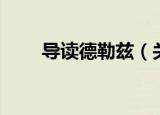 导读德勒兹（关于导读德勒兹介绍）