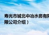 寿光市城北中冶水务有限公司（关于寿光市城北中冶水务有限公司介绍）