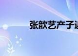 张歆艺产子近照（张歆艺产子）