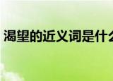 渴望的近义词是什么三年级（渴望的近义词）