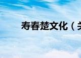 寿春楚文化（关于寿春楚文化介绍）