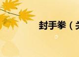 封手拳（关于封手拳介绍）
