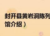 封开县黄岩洞陈列馆（关于封开县黄岩洞陈列馆介绍）