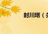 封川塔（关于封川塔介绍）